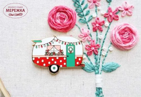 Фото Flamingo Toes Магнітний тримач для голок Christmas Camper