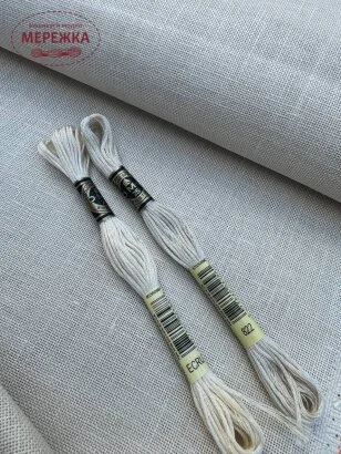 Фото Рівномірне полотно 770 льон 100% Zweigart Cashel