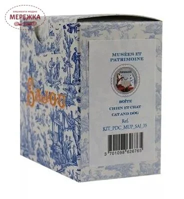 Фото Набір для вишивання хрестиком Sajou Декоративна скринька Cat and Dog #35