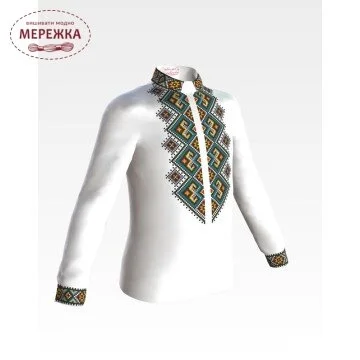 Фото Сорочка дитяча Барвиста Вишиванка Квітуче Прикарпаття СД081