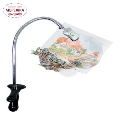 Фото PURElite Лампа причіпна Magnifying lamp: clip-on CFPL01