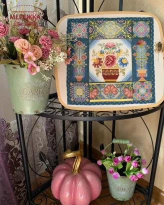 Фото Вікторія Попович Схема Aurora Summer Garden Sampler (Світанковий Літній садочок Аврори) VP-014-TWL