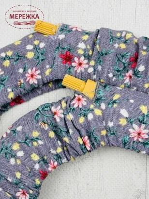 Фото JustCraft чохол для п'ялець Nurge #3 (195*220 mm) (квіти на бузковому)