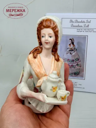 Фото Набір для вишивання хрестиком BrieRose/Puntiantichi Chocolatier Lady