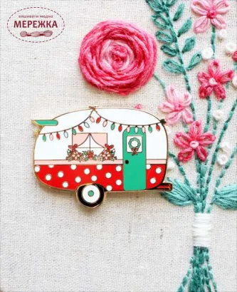 Фото Flamingo Toes Магнітний тримач для голок Christmas Camper