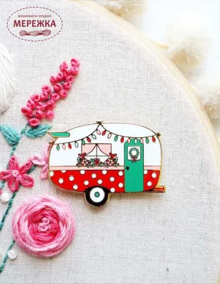 Фото Flamingo Toes Магнітний тримач для голок Christmas Camper