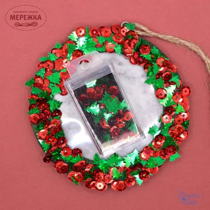 Фото Dress It Up набір пришивних декоративних елементів Bead Shakers in Holiday Pines