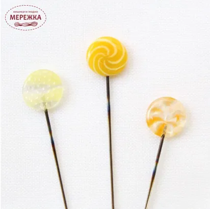 Фото Cohana Швейні шпильки Ohajiki 3.7см. Yellow 45-121