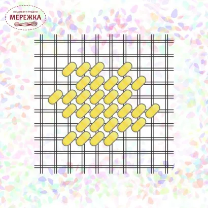 Confetti К-258, Сітка «Бісер № 10»