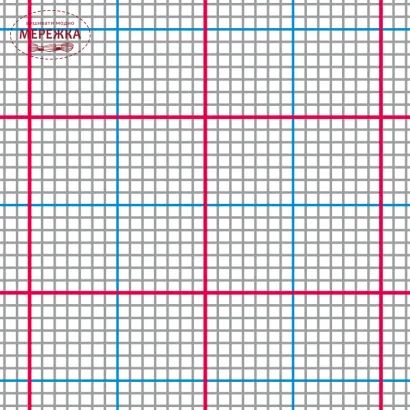 Водорозчинний флізелін, без малюнка, сітка