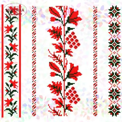 Водорозчинний флізелін Рослинні мотиви