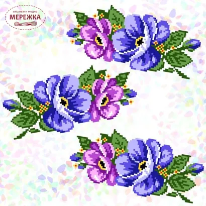 Водорозчинний флізелін Анемони