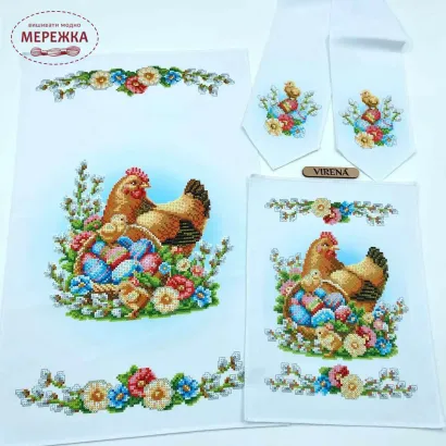 Фото Виріб для вишивання VIRENA бант на кошик БК-096
