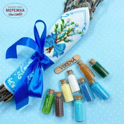 Фото VIRENA Хустка для оздоблення великоднього букета 19*27см. ХВБ_024