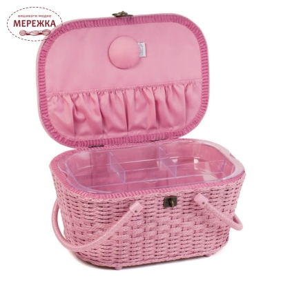 Фото Скринька для рукоділля Hobby Gift Wicker  Rose Blossom HGLHB.595