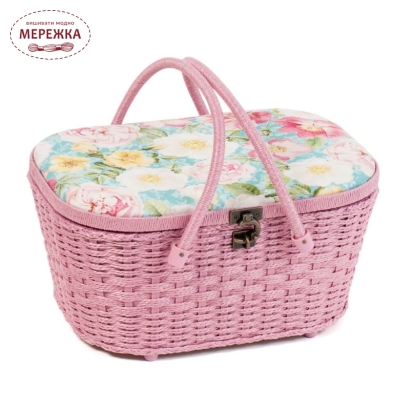 Фото Скринька для рукоділля Hobby Gift Wicker  Rose Blossom HGLHB.595