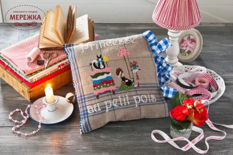 Фото Creation Point de Croix Журнал Agenda / Calendrier 2018 Lilli Violette