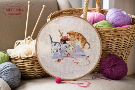 Фото Creation Point de Croix Журнал Agenda / Calendrier 2017 Helene Le Berre