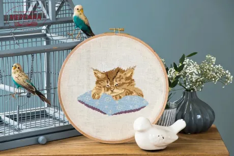 Фото Creation Point de Croix Журнал Agenda / Calendrier 2017 Helene Le Berre