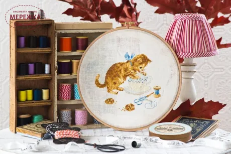 Фото Creation Point de Croix Журнал Agenda / Calendrier 2017 Helene Le Berre