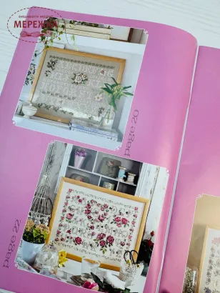 Фото Creation Point de Croix Журнал Mook abecedaires fleuries (перевидання)