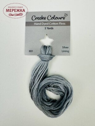 Stoney Creek Creeks Colours Overdyed Floss Silver Lining 801