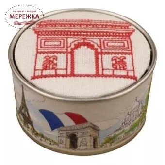 Фото Набір для вишивання хрестиком Sajou Декоративна скринька Arc de Triomphe #02b