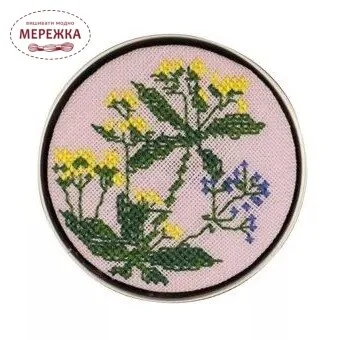 Фото Набір для вишивання хрестиком Sajou Декоративна скринька Flower Dyer's Madder #08