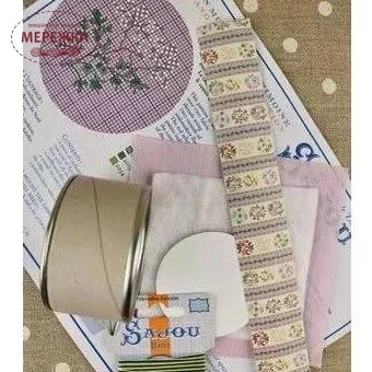 Фото Набір для вишивання хрестиком Sajou Декоративна скринька Flower Parsley #11