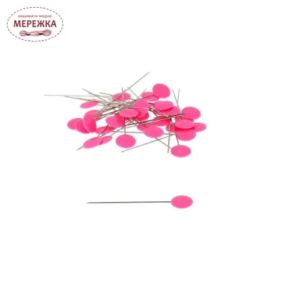 Фото Bohin кравецькі (PINS 42x0.55mm) Fucshia Pastil 100шт 26706