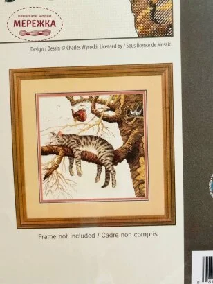 Фото Набір для вишивання хрестиком Dimensions Занадто втомився 35087