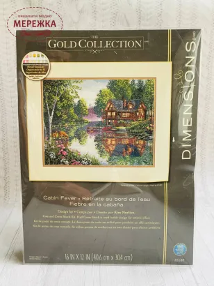 Фото Набір для вишивання хрестиком Dimensions Затишний котедж 35183