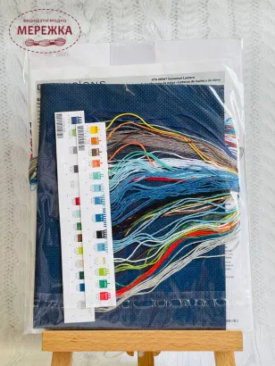 Набір для вишивання хрестиком Dimensions Ліхтар зі сніговиком фотографія