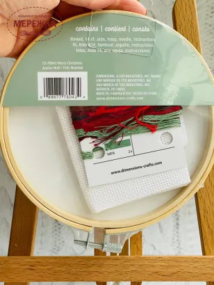 Набір для вишивання хрестиком Dimensions Щасливого Різдва 70-76043 фото