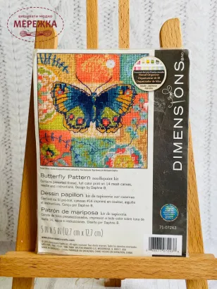 Набір для вишивання гобеленом Dimensions Метелик фото