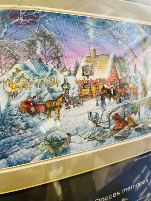 Зображення набору для вишивання хрестиком Dimensions Приємні спогади 08816