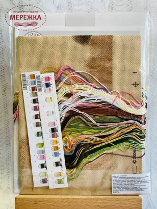 Фото набір для вишивання хрестиком Діменшинз Квіти на дверях