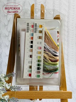 Фото набір для вишивання Діменшинз Дрімаюче кошеня 65090