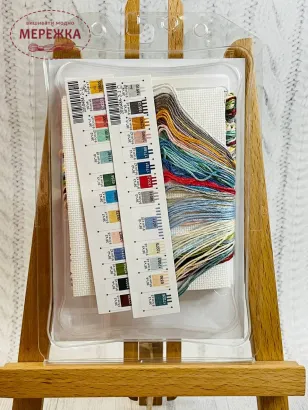 Фото набір для вишивання хрестиком Діменшинз Різдво на пляжі