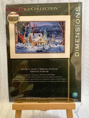 Фото набір для вишивання Діменшинз Зимова тиша 70-08862