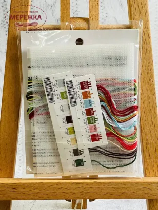 Фото набір для вишивання новорічної іграшки Солодощі