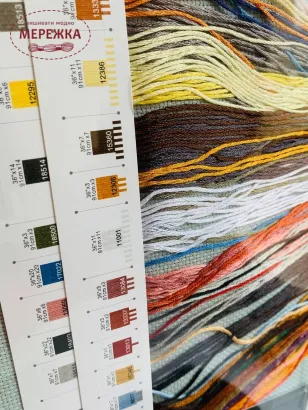 Фото набір для вишивання Зимова каюта 70-08976