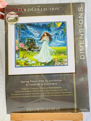 Набір для вишивання хрестиком Dimensions Весняна фея 70-35354 фото
