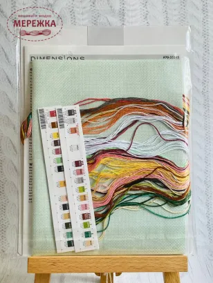 Фото набір для вишивання Діменшинз Мама кішка