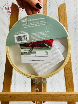 Фото набір для вишивання Діменшинз Веселого Різдва!