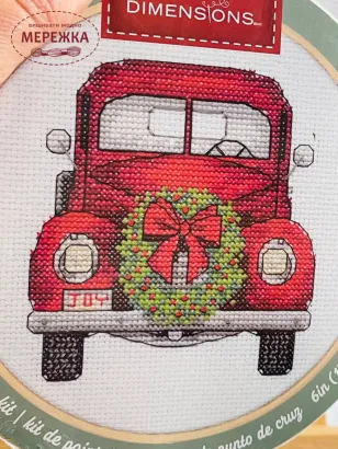Фото набір для вишивання Діменшинз Автомобіль