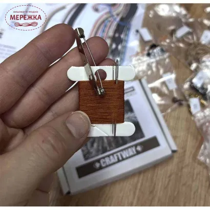 Фото Набір для вишивання бісером Craftway Брошка Кінь (Символ року) B-048