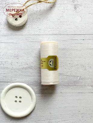 Нитка металізована DMC, біла