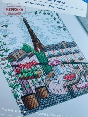 Фото Набір для вишивання хрестиком DMC Ейфелева Вежа ВК1975