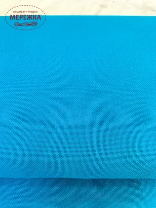 Фото полотно домоткане бірюзове